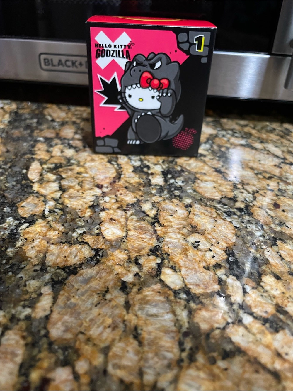 HelloKitty + Godzilla McDonald’s Happy Meal Collectible Figure and Box